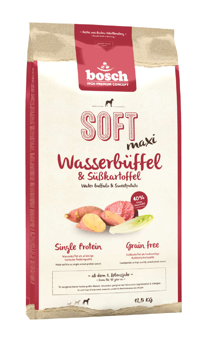 bosch Hunde-Trockenfutter HPC Soft Maxi Wasserbüffel+Süßkartoffel